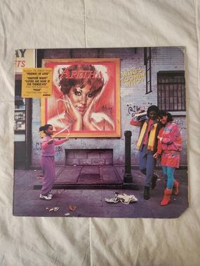 Aretha Franklin Who's Zoomin Who Vintage Vinyl Record W/ Promo Sticker VG+ SET